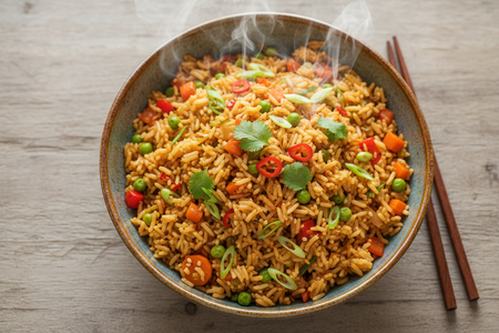 The Ultimate 15-Minute Spicy Veggie Fried Rice
